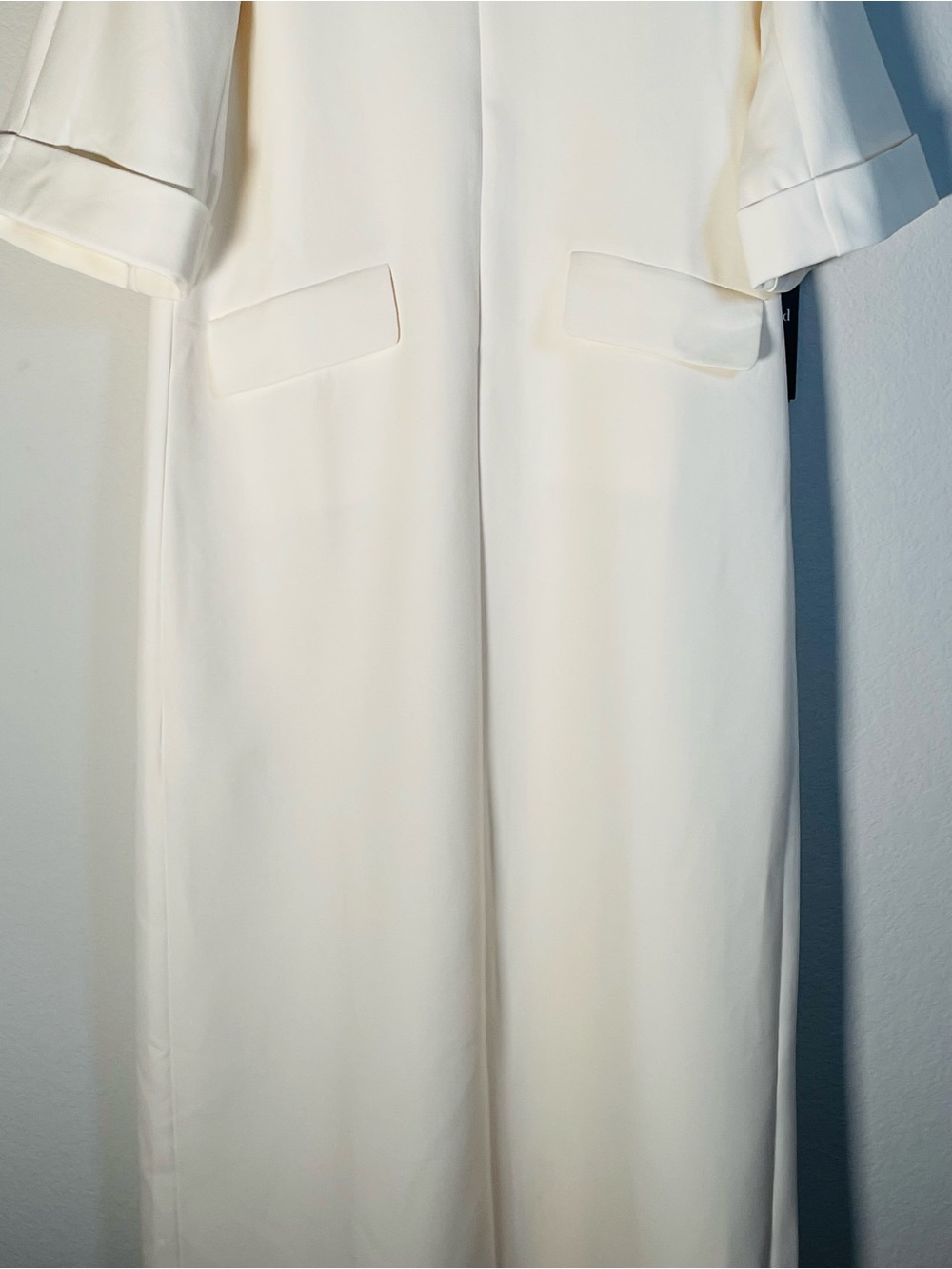 Tuckernuck NWT Carolina Maxi Dress Size Medium in Ivory Crepe - Picture 9 of 16
